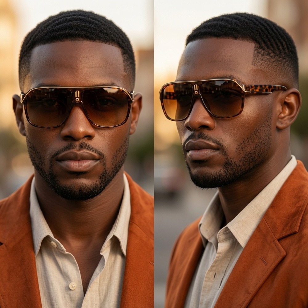 Men Sunglasses Elegant Hip Hop Classic Rapper Outdoor Street Glasses Cholo UV400